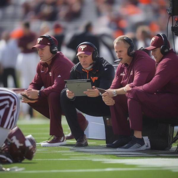 virginia-tech-football-coaching-sideline-strategy