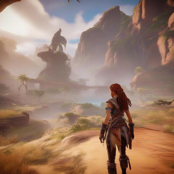 Horizon Forbidden West exploration scene