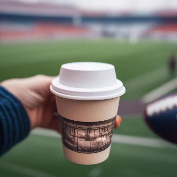 Hot drink at football game