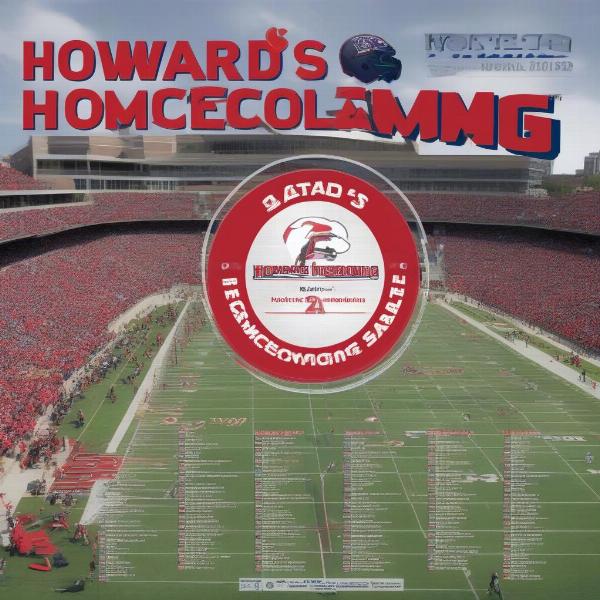 Howard homecoming football game date schedule