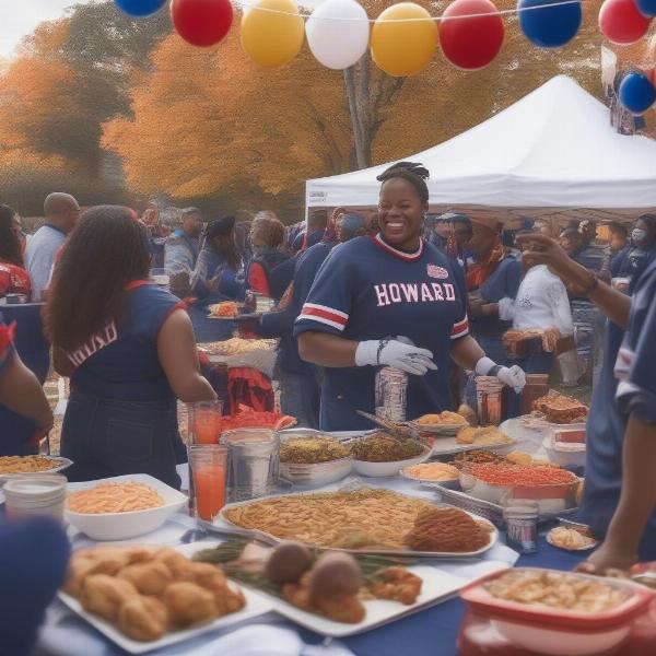 Howard tailgate party homecoming celebration