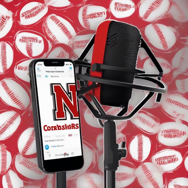 following-huskers-game-radio-social-media