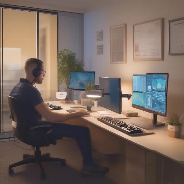 Hybrid Work Setup for Game Testers