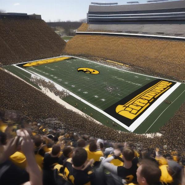 Iowa football spring game fan experience