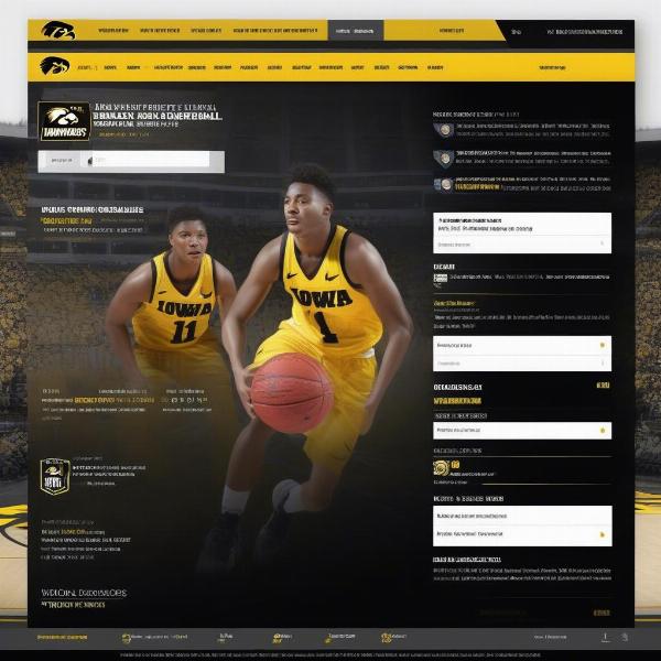 find iowa basketball games on the hawkeyes official page