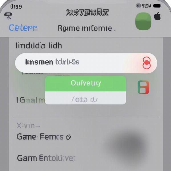 iphone game center settings