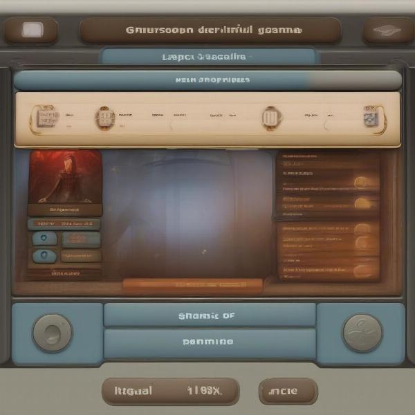 simulation game interface on iphone