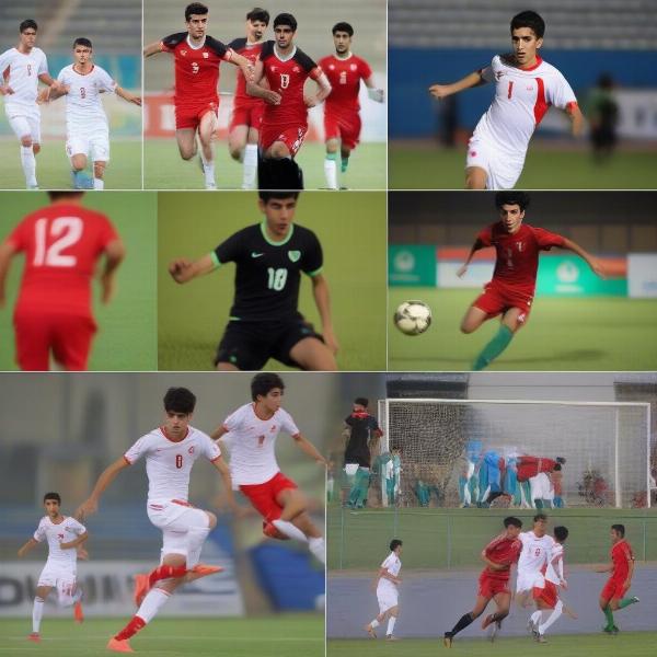 Iran U17 football team match highlights