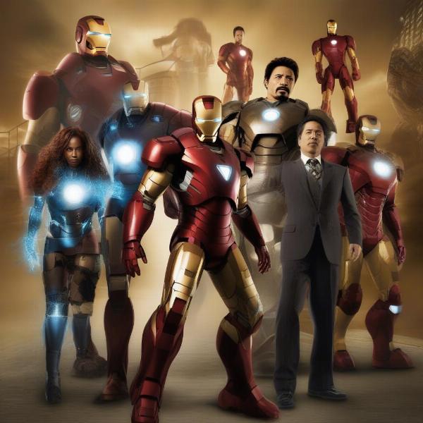 iron man 2 characters xbox 360
