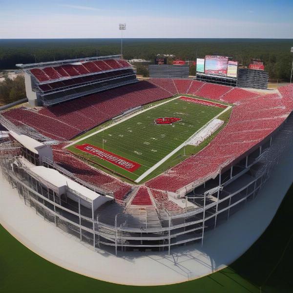 Jacksonville State Football Bowl Game Stadium View