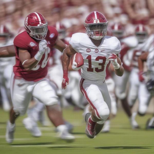 jalen milroe alabama running stats