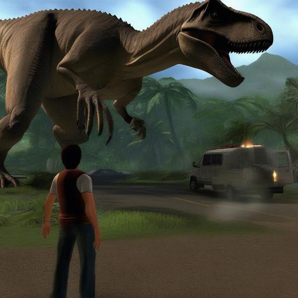 jurassic park the game xbox 360 dangerous dinosaur encounter