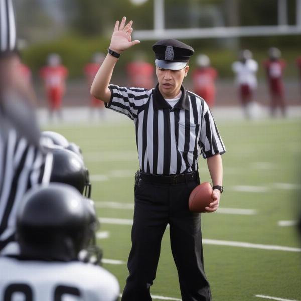 jv football game penalties and delays