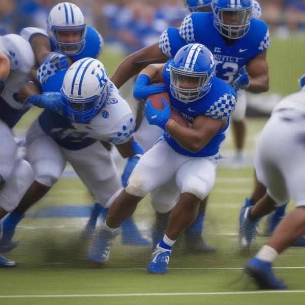 Kentucky Running Back in Action