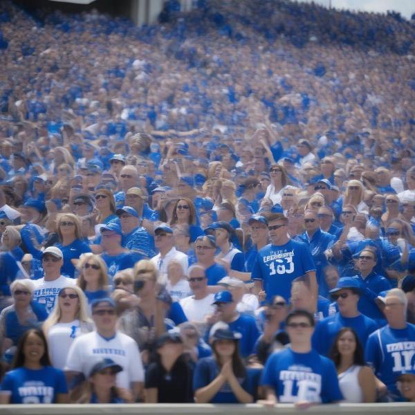 kentucky wildcats spring game fan interaction