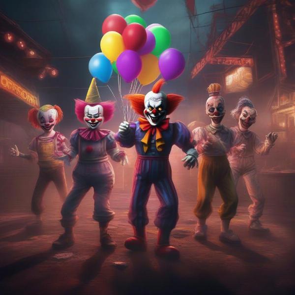 Killer Klowns Game Xbox Pass Gameplay