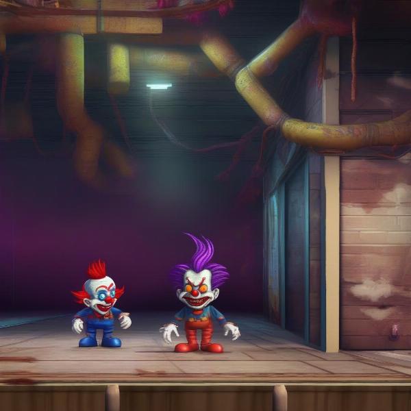 Killer Klowns Game Human Stealth Gameplay