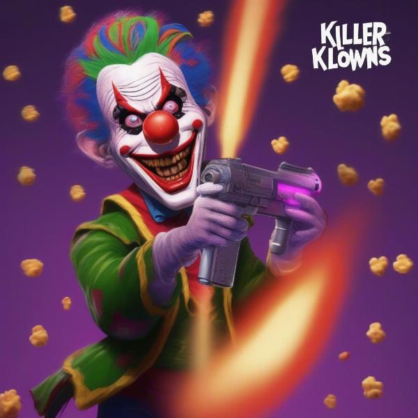 Killer Klowns Game Popcorn Bazooka Gameplay