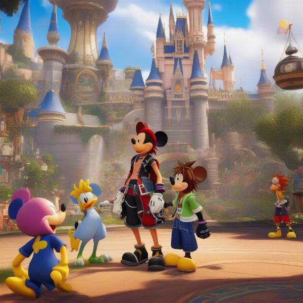 Disney Worlds in Kingdom Hearts 3 on Xbox One