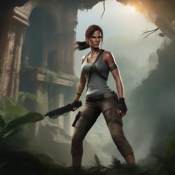 lara croft on a legendary xbox journey