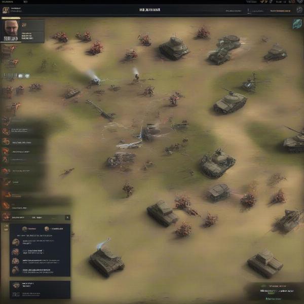 Tactical overview during a Last War battle, highlighting troop deployment and strategy