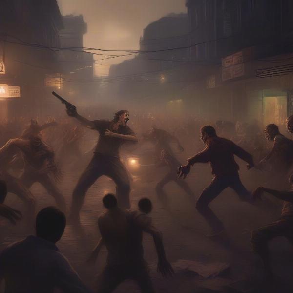 Left 4 Dead Xbox One zombie horde intense action