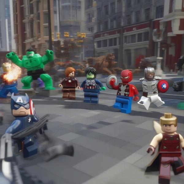 Lego Avengers Gameplay Xbox One