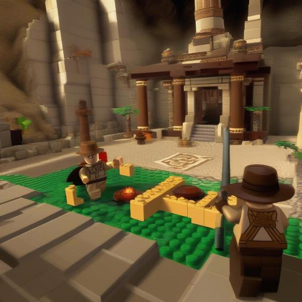 lego indiana jones xbox gameplay overview