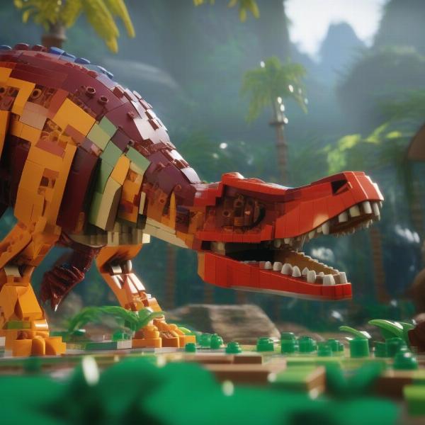 lego jurassic world visuals and graphics