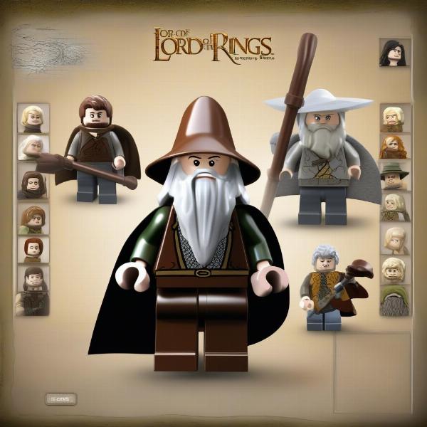 lego lord of the rings characters