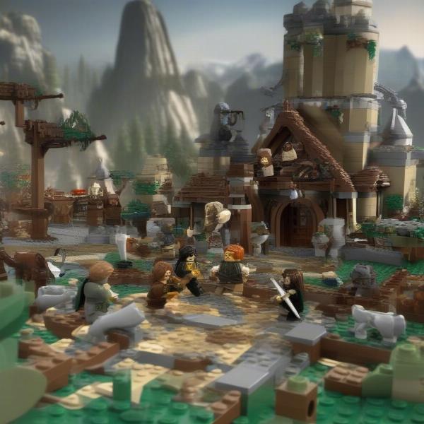 lego lord of the rings gameplay