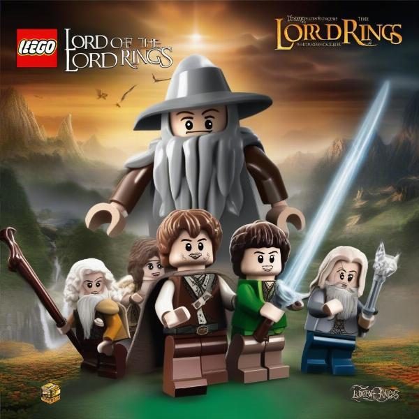 lego lord of the rings xbox game cover