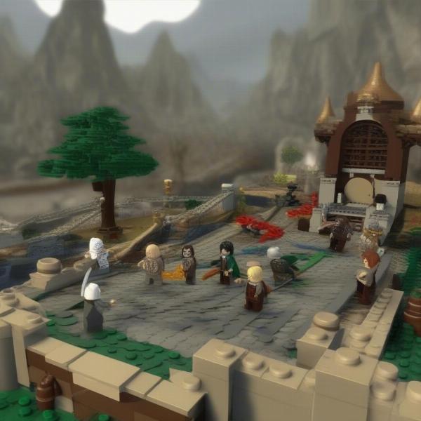 lego lord of the rings xbox gameplay