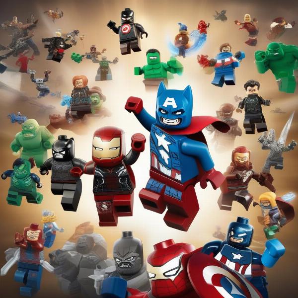 Lego Marvel Characters on Xbox One Game
