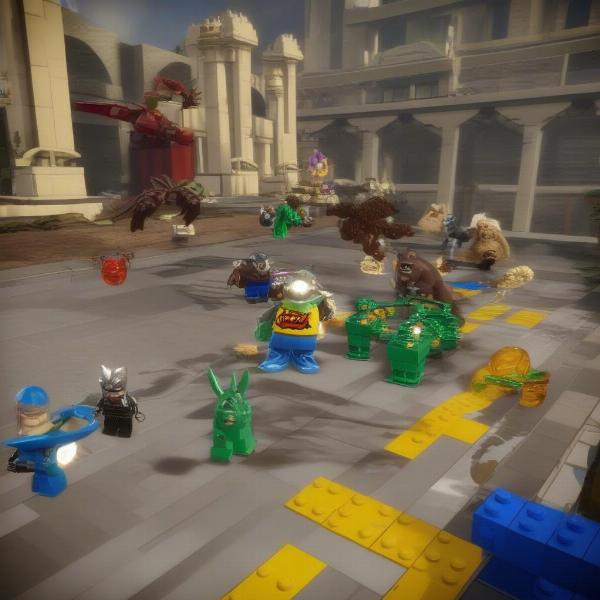 lego marvel level design xbox 360