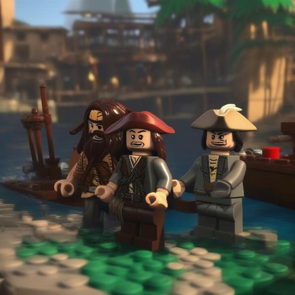 lego pirates coop gameplay action