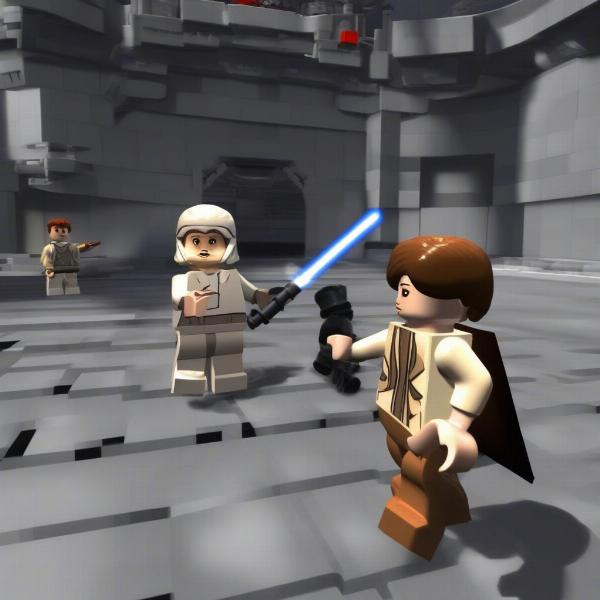 LEGO Star Wars 2 Gamecube Gameplay Screen