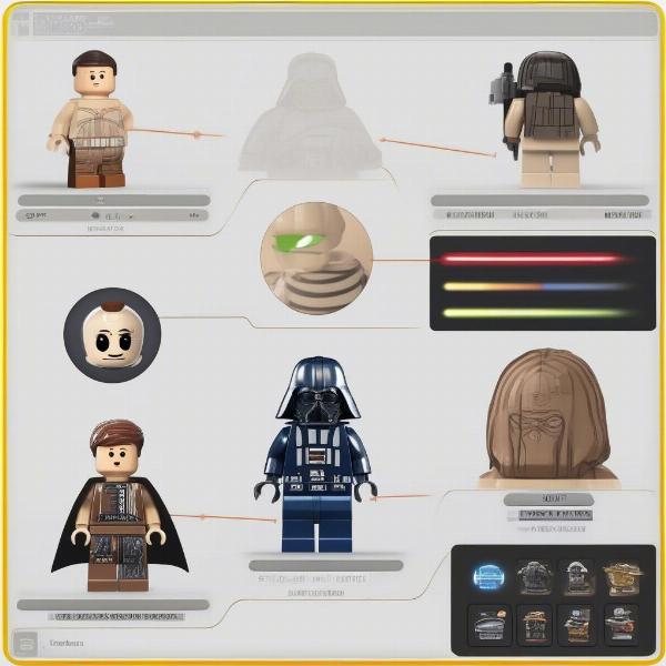 Lego Star Wars Character Icon Indicators