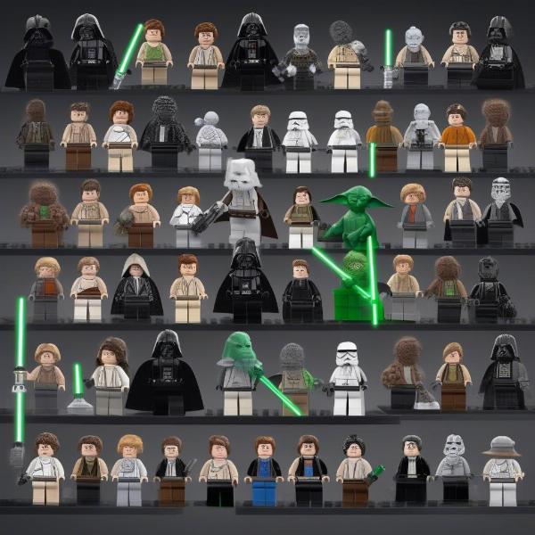 xbox 360 lego star wars characters featuring notable icons