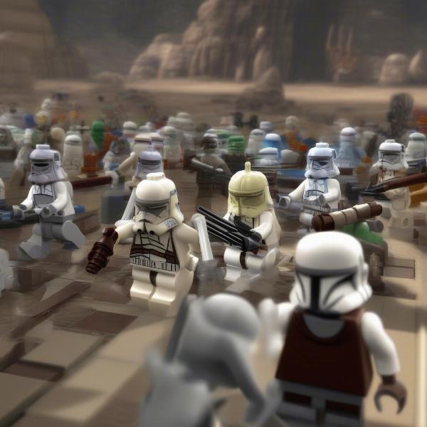 lego star wars the clone wars game combat