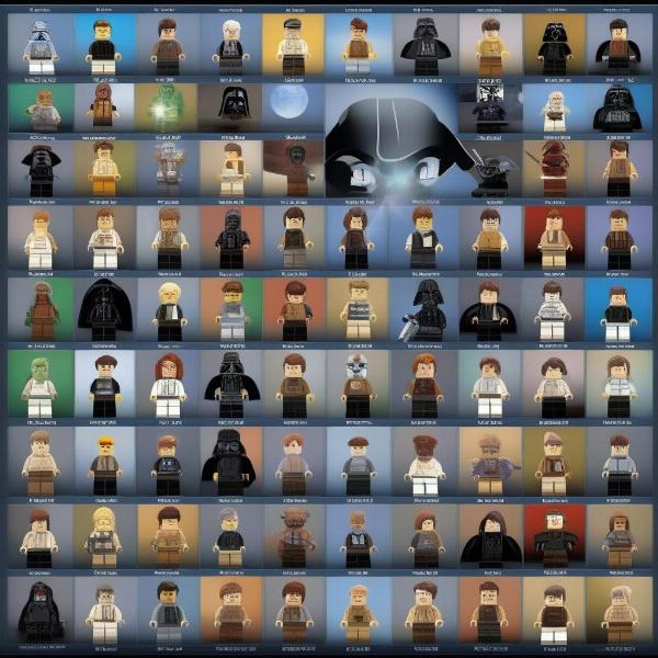 LEGO Star Wars: The Complete Saga Characters Selection