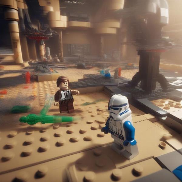 lego star wars coop gameplay