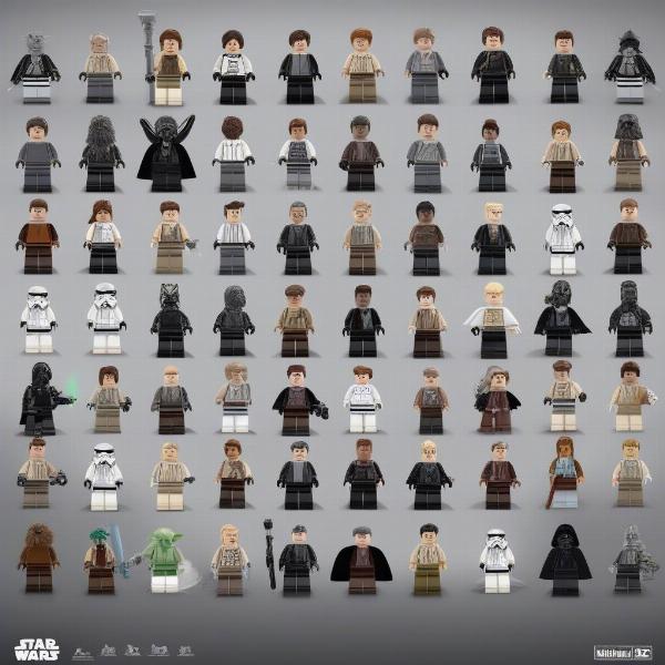 gameboy lego star wars character select
