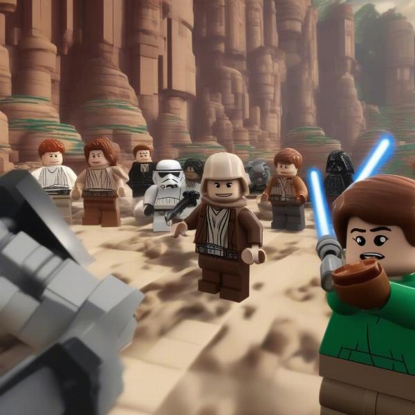 lego star wars gameplay excitement