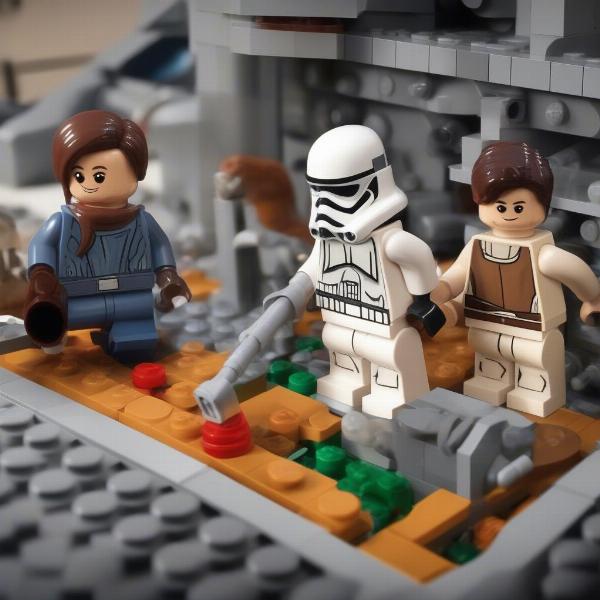 lego star wars puzzle solving mechanics