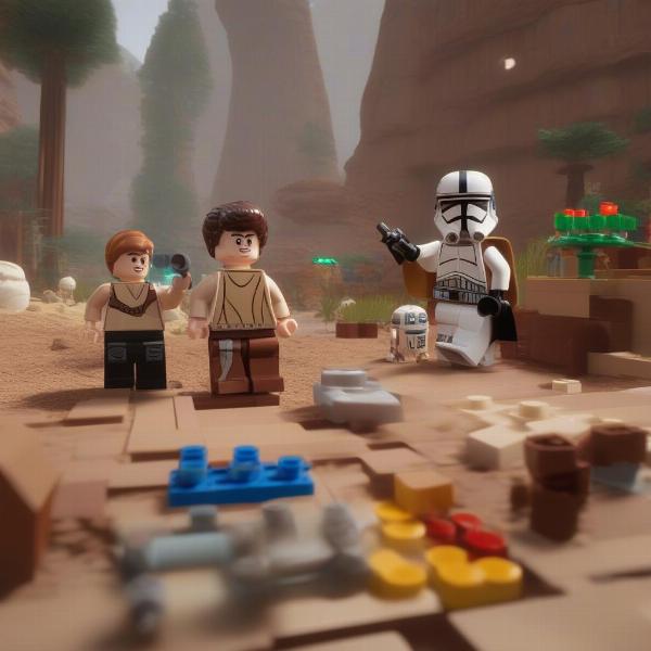 lego star wars skywalker saga switch gameplay