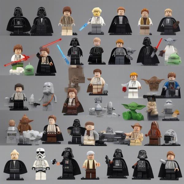 lego star wars wii characters across all episodes