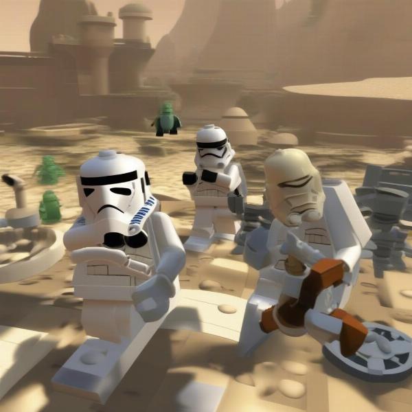 lego star wars xbox 360 gameplay action