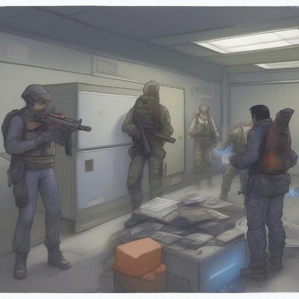 lethal company team work