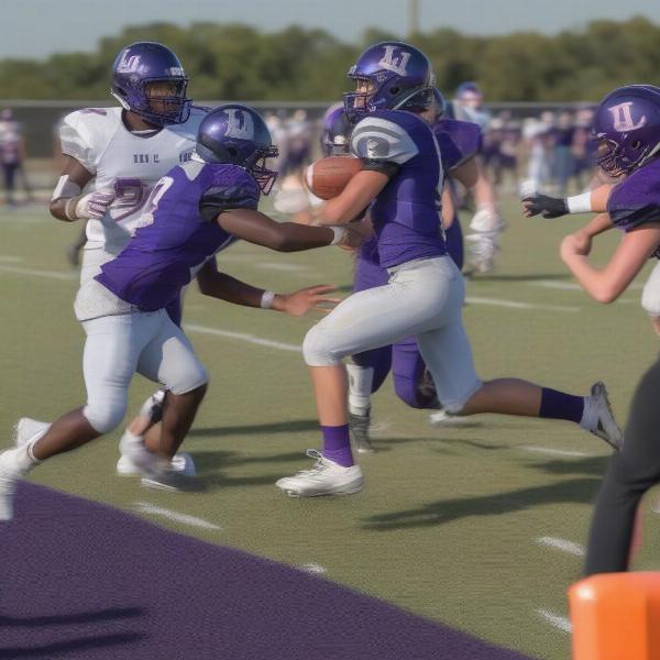 liberty hill football game offensive scheme